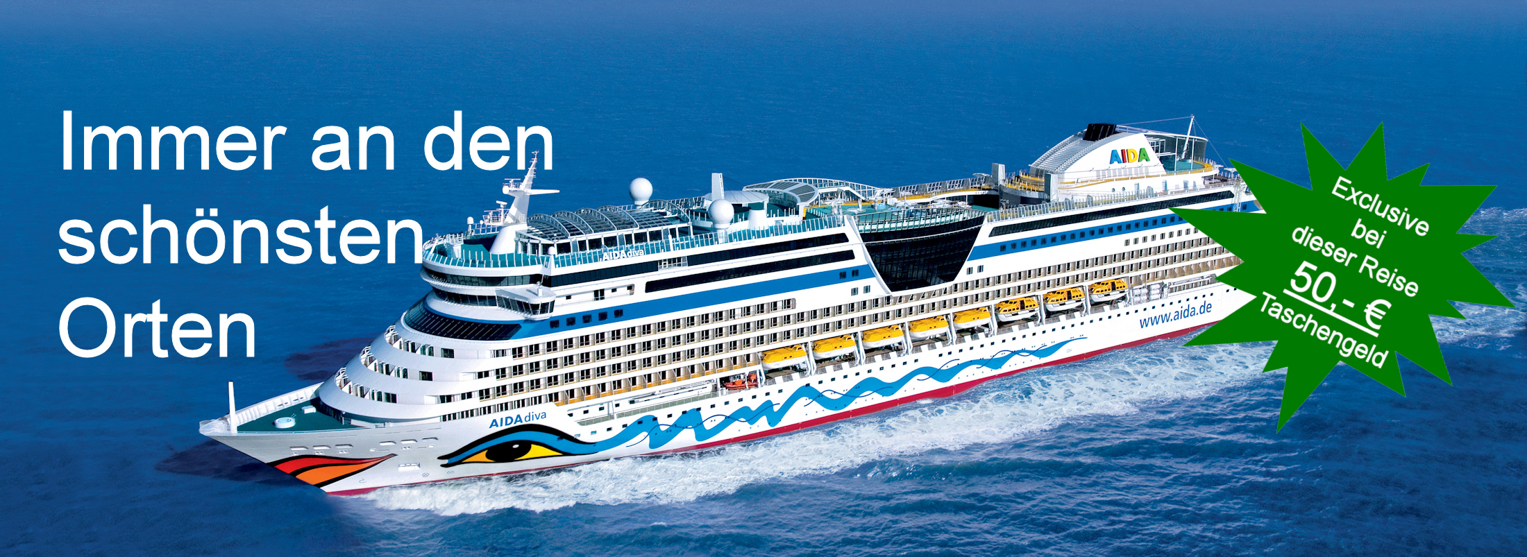 AIDA immer an den schönsten Orten
