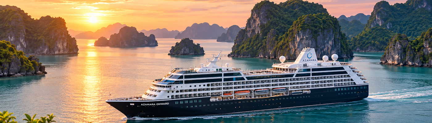 Azamara Onward im Karst-Inselparadies Asien erleben mit Azamar Onword - Kreuzfahrten